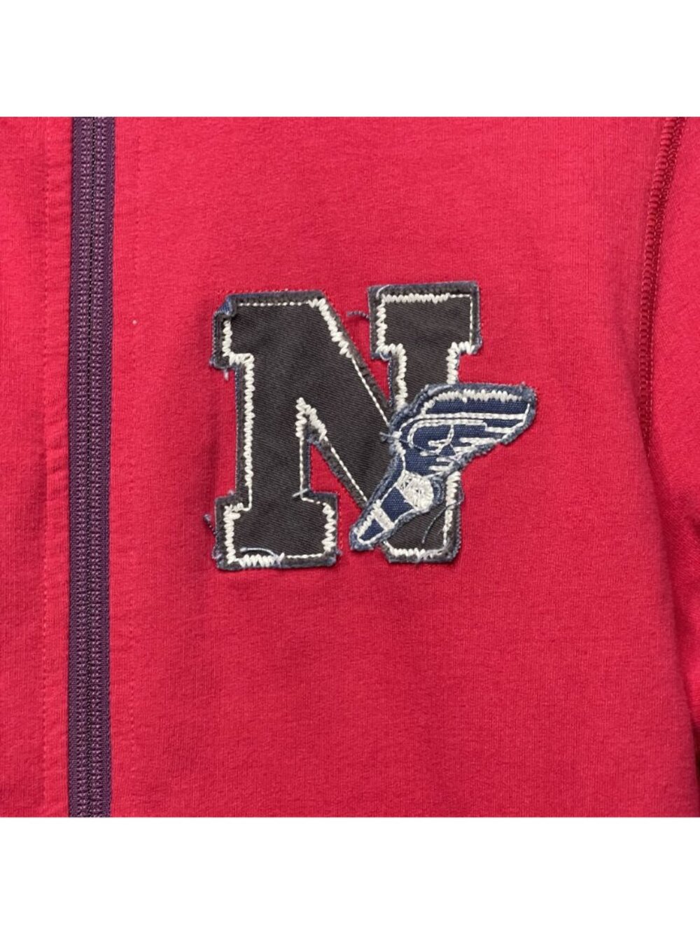 New Balance Heritage Red Full-Zip Jacket Women's M - Picture 2 of 7
